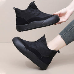 Ciepłe, wodoodporne buty śniegowe z grubą podeszwą