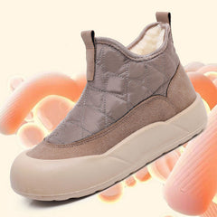 Ciepłe, wodoodporne buty śniegowe z grubą podeszwą