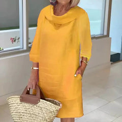 💖 sukienka lniana Domam