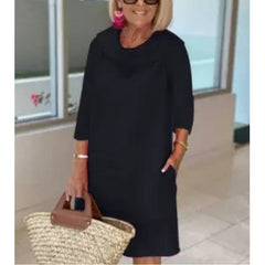 💖 sukienka lniana Domam