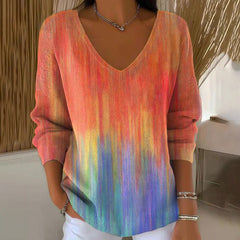 Dzianina z długimi rękawami