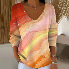 Dzianina z długimi rękawami