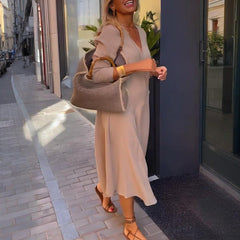 Solidna sukienka damska