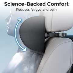 Regulowana poduszka samochodowa w kształcie litery U