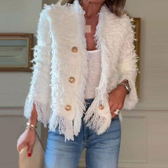 💜 Promocja ostatniego dnia - 50%zniżki 💜 Krótki płaszcz dla kobiet