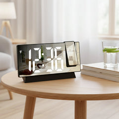 🔥Budzik z lustrzanym wyświetlaczem LED