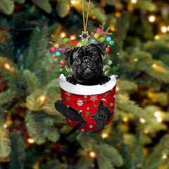 🐶 (2 szt.) Urocza świąteczna ozdoba w kształcie psa w skarpetce🎄