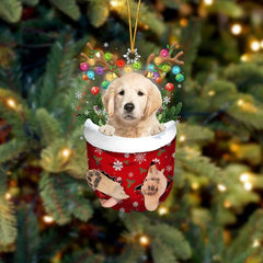 🐶 (2 szt.) Urocza świąteczna ozdoba w kształcie psa w skarpetce🎄