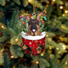 🐶 (2 szt.) Urocza świąteczna ozdoba w kształcie psa w skarpetce🎄