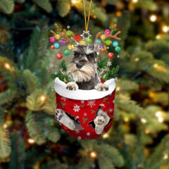 🐶 (2 szt.) Urocza świąteczna ozdoba w kształcie psa w skarpetce🎄