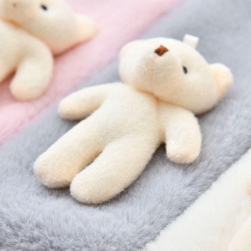 🐻Śliniak pluszowy z uroczym misiem dla dorosłych i dzieci