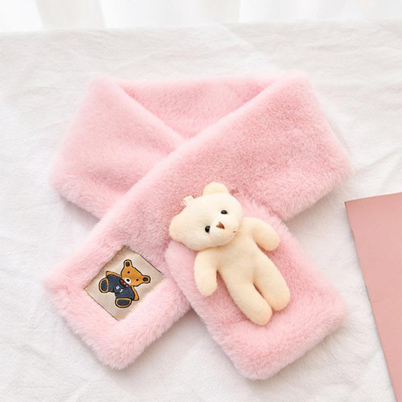 🐻Śliniak pluszowy z uroczym misiem dla dorosłych i dzieci