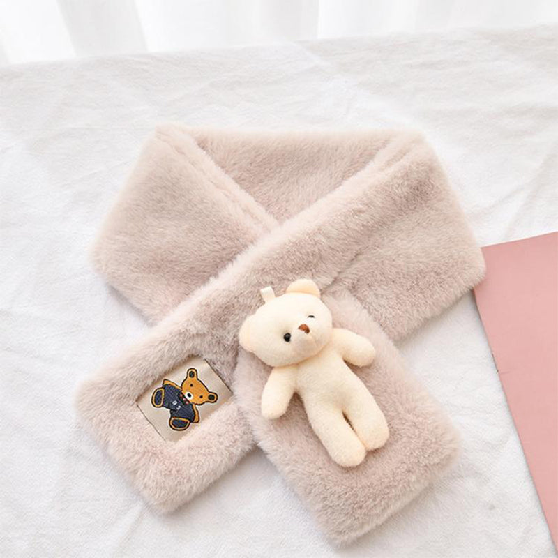 🐻Śliniak pluszowy z uroczym misiem dla dorosłych i dzieci