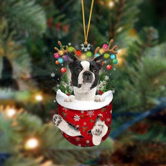 🐶 (2 szt.) Urocza świąteczna ozdoba w kształcie psa w skarpetce🎄