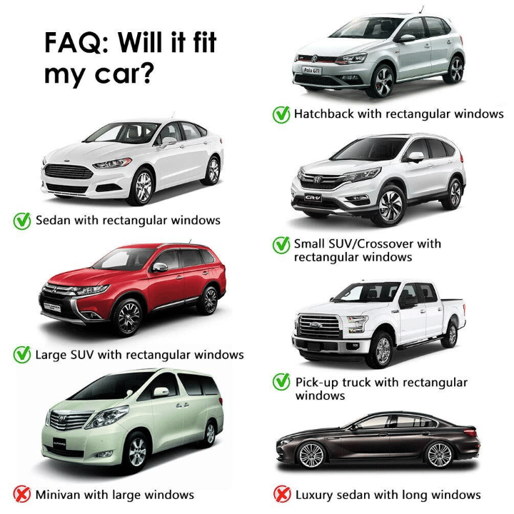 🔥Uniwersalne moskitiery na okna samochodu🚗