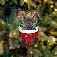 🐶 (2 szt.) Urocza świąteczna ozdoba w kształcie psa w skarpetce🎄