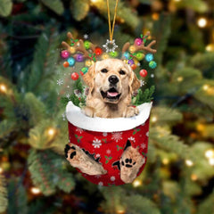 🐶 (2 szt.) Urocza świąteczna ozdoba w kształcie psa w skarpetce🎄