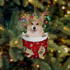 🐶 (2 szt.) Urocza świąteczna ozdoba w kształcie psa w skarpetce🎄