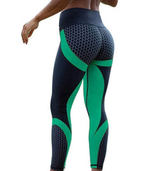 🎁Promocja🌹Sportowe legginsy z wysokim stanem i blokami kolorów💥